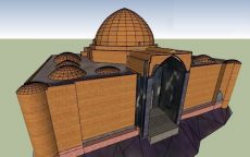 فایل مدل سه بعدی مسجد کبود تبریز